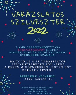 Varázslatos szilveszter - különleges rajzpályázatot hirdetett a Vörösmarty Mihály Könyvtár